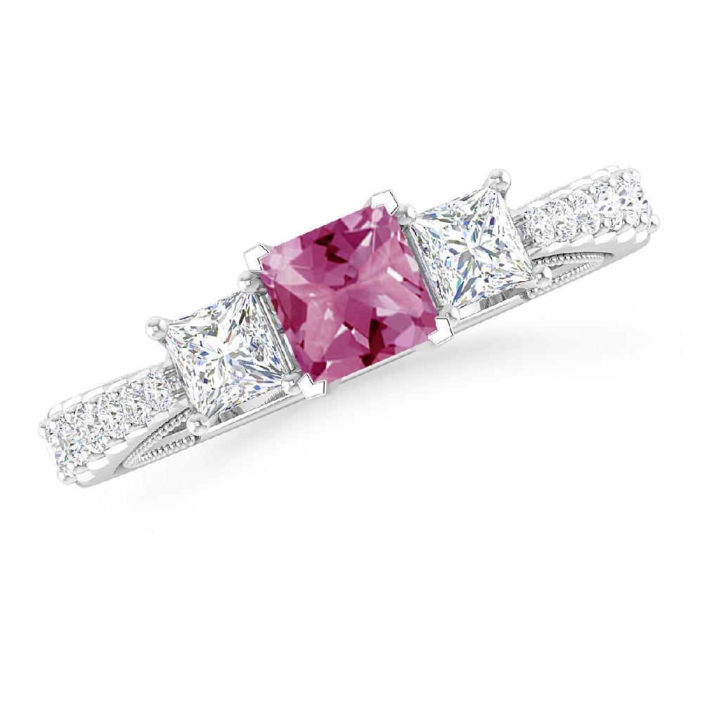 White Gold - Pink Tourmaline