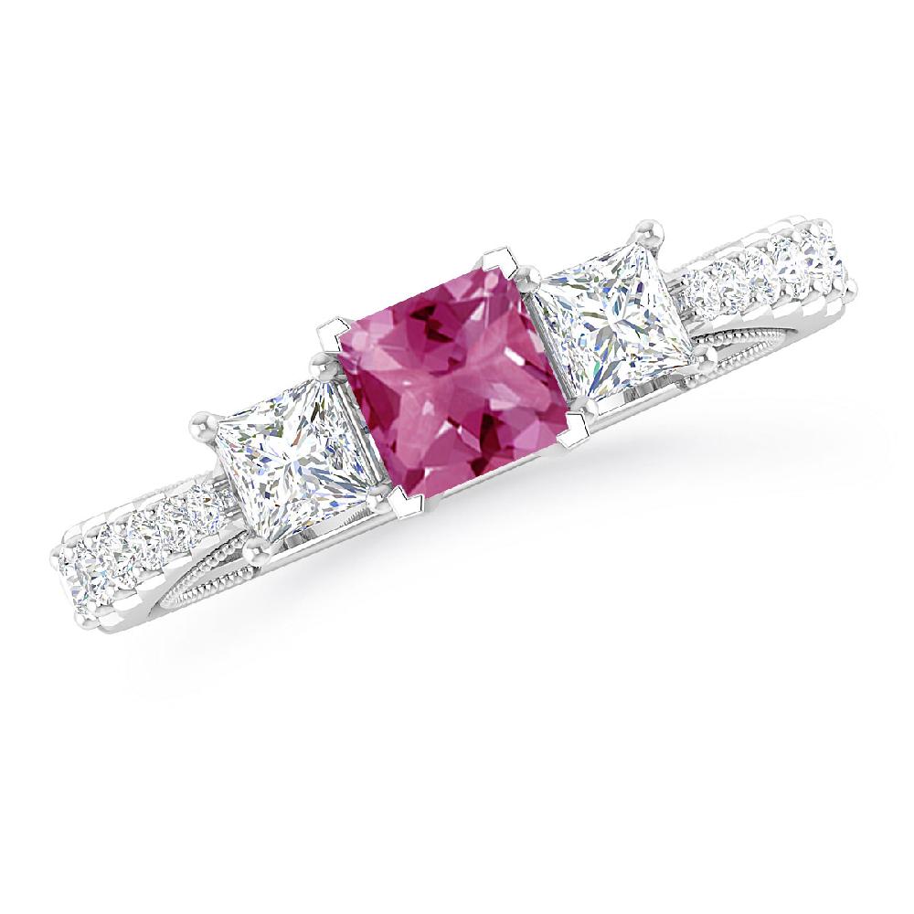 White Gold - Pink Tourmaline