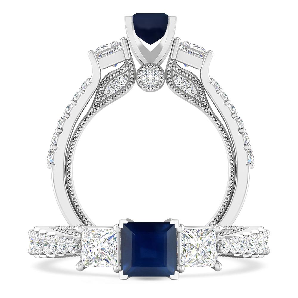 White Gold - Sapphire