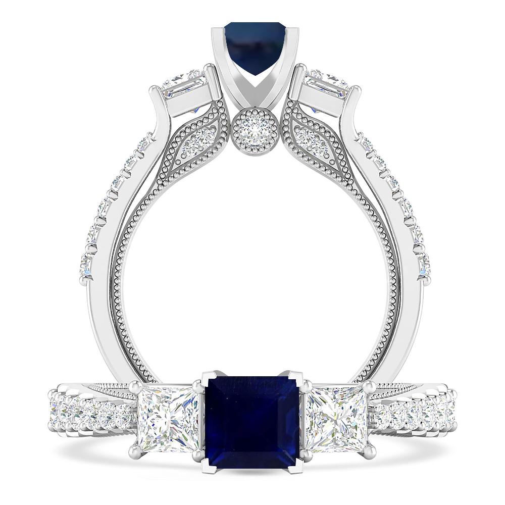 White Gold - Sapphire