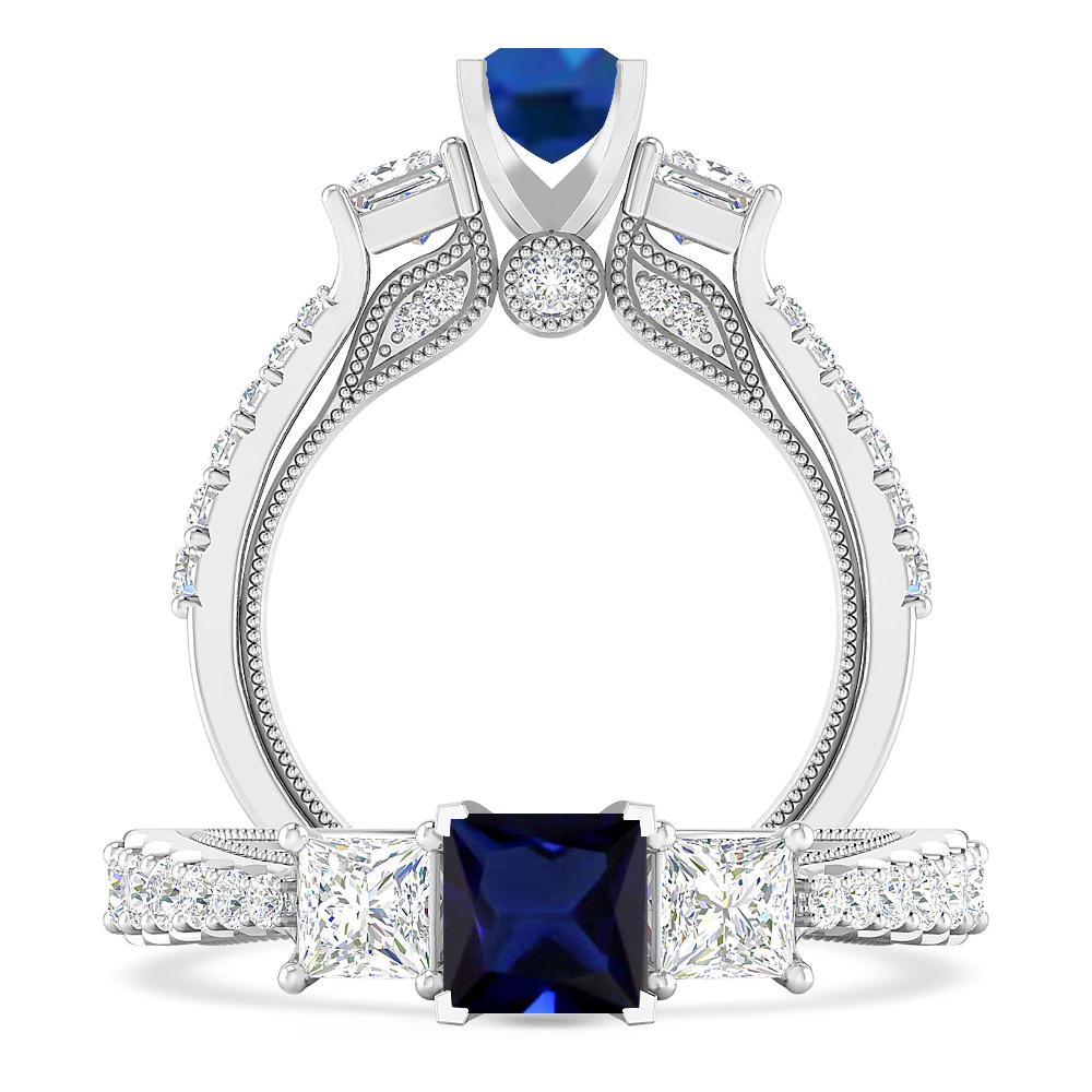 White Gold - Sapphire