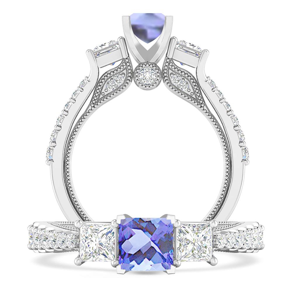 White Gold - Tanzanite