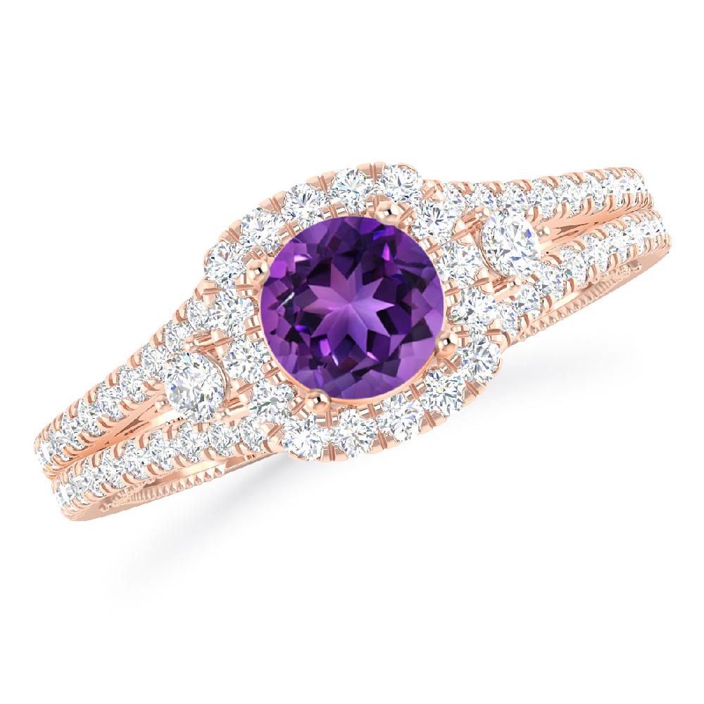 Rose Gold - Amethyst