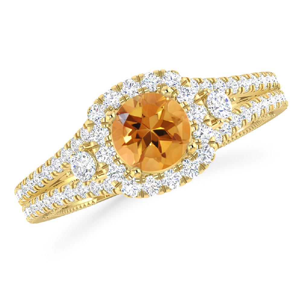 Yellow Gold - Citrine