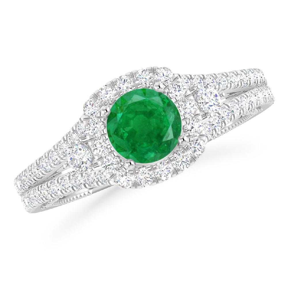 White Gold - Emerald