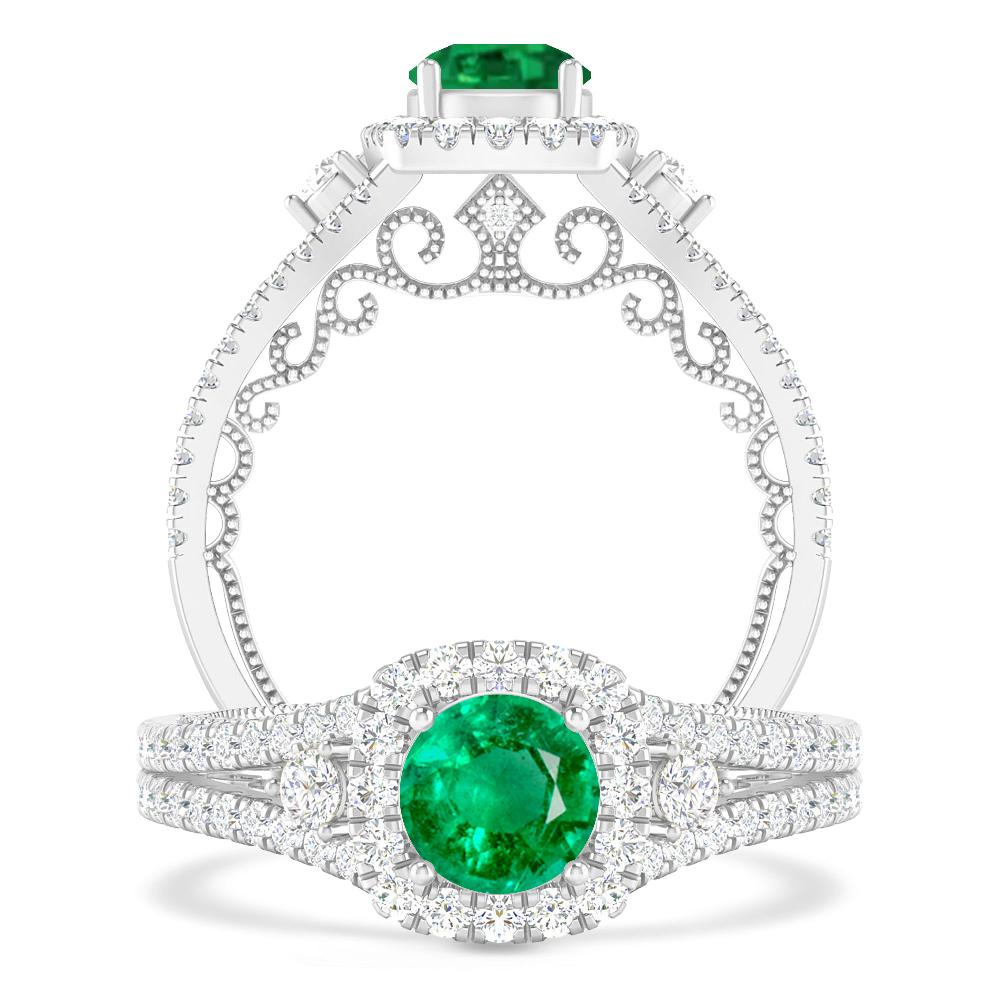 White Gold - Emerald