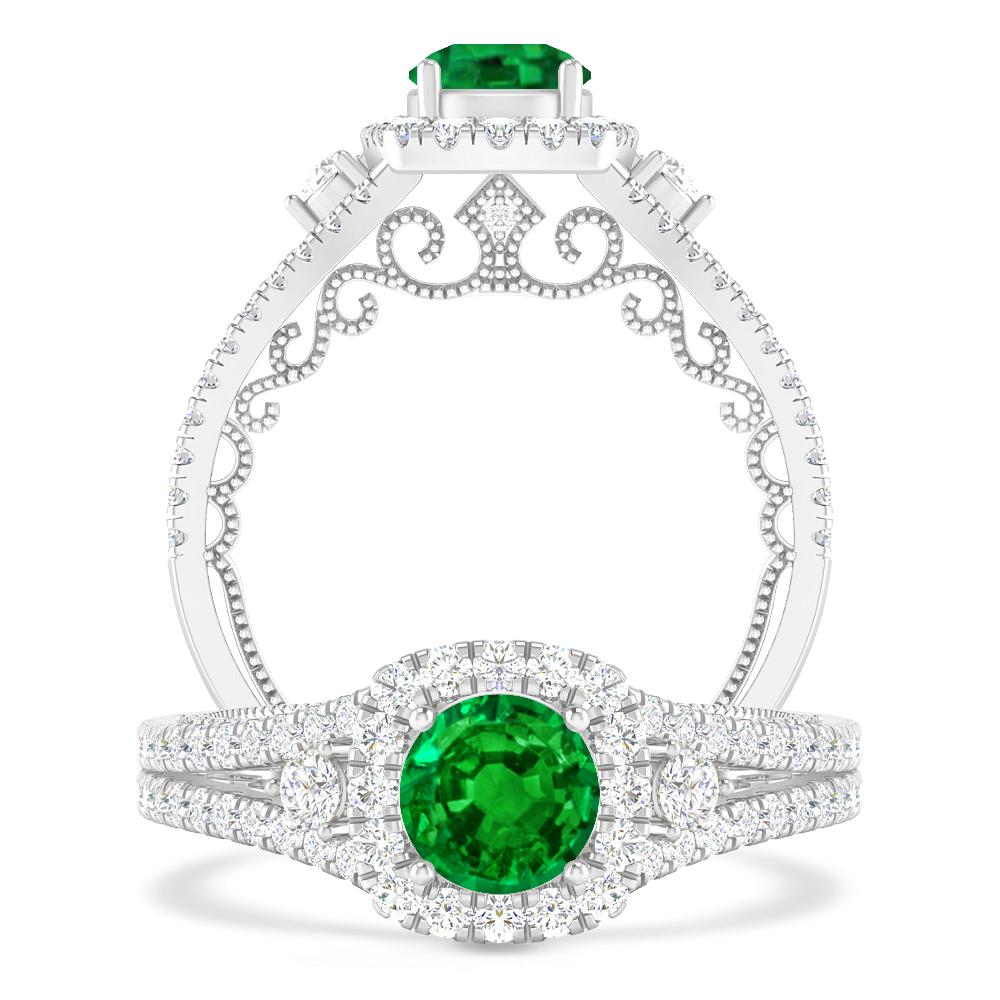 White Gold - Emerald
