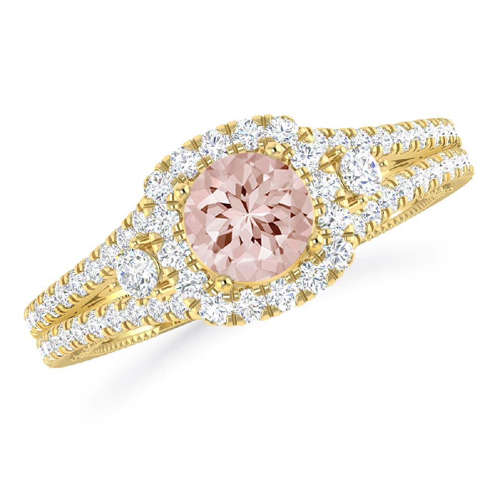 Yellow Gold - Morganite