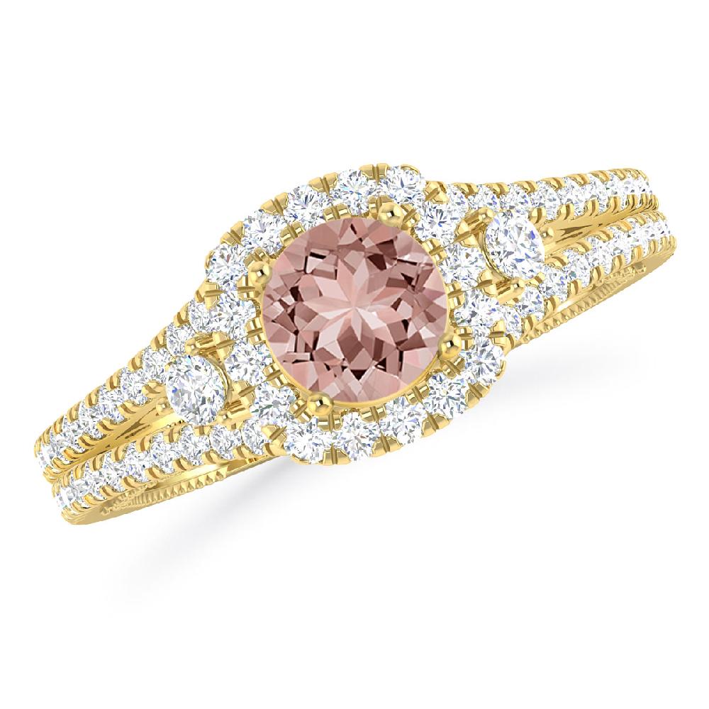 Yellow Gold - Morganite