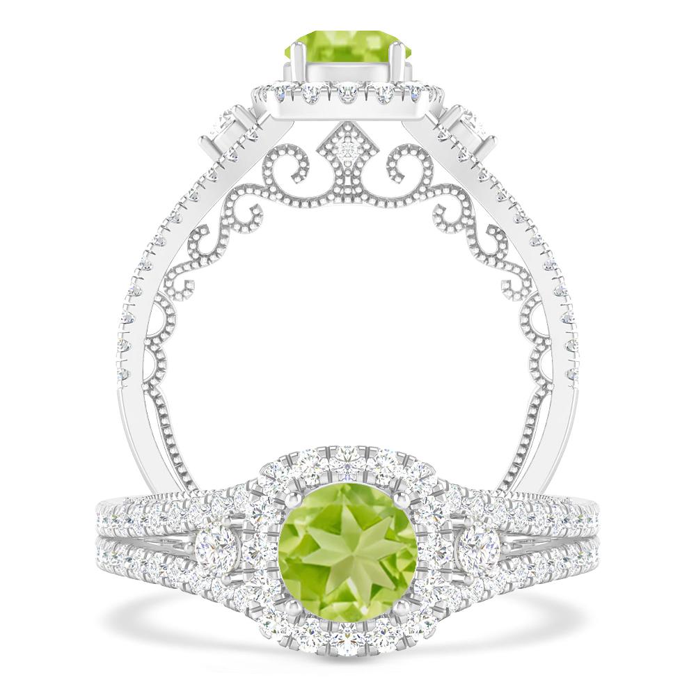 White Gold - Peridot