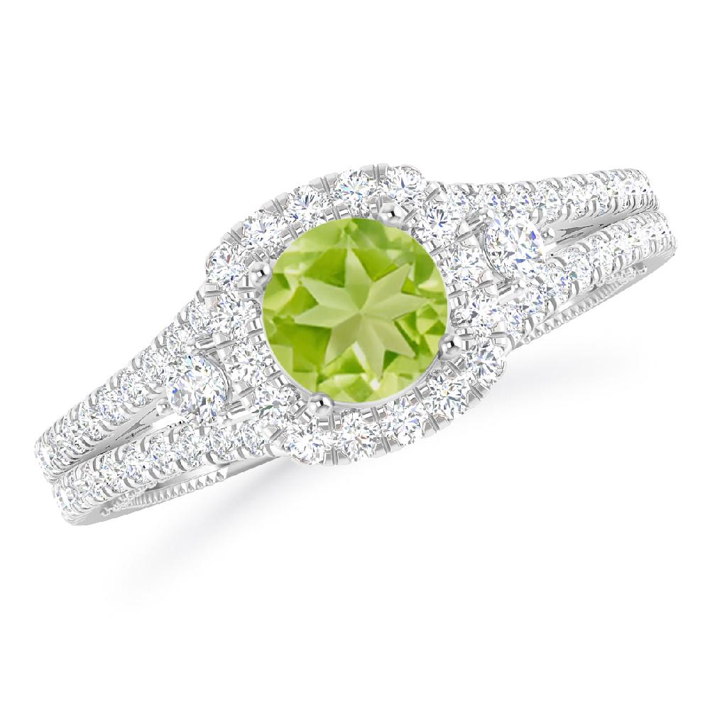 White Gold - Peridot