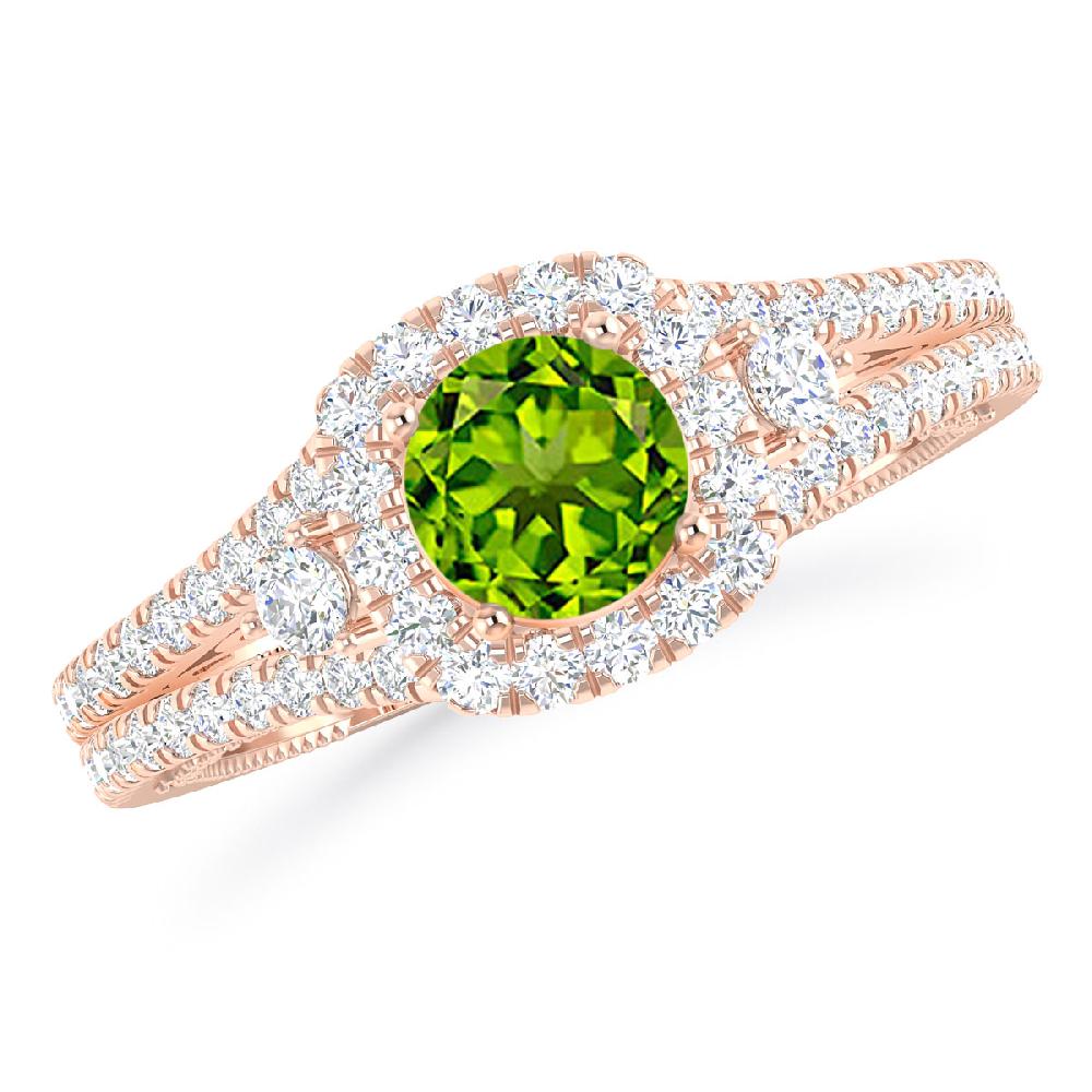 Rose Gold - Peridot