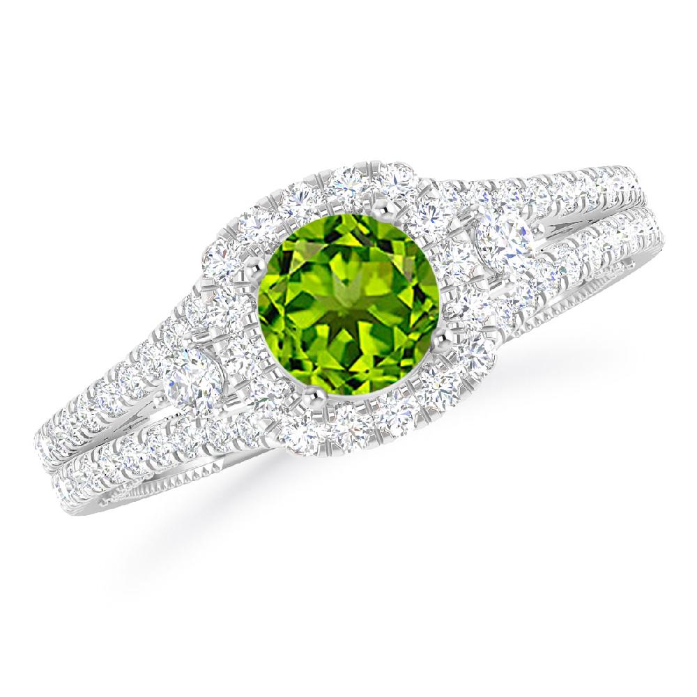 White Gold - Peridot