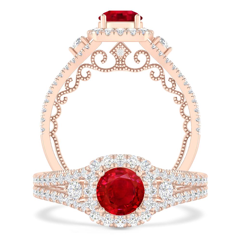 Rose Gold - Ruby
