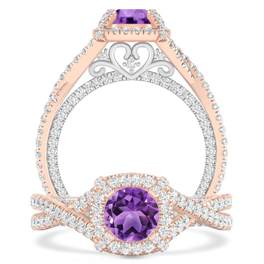 Rose Gold - Amethyst