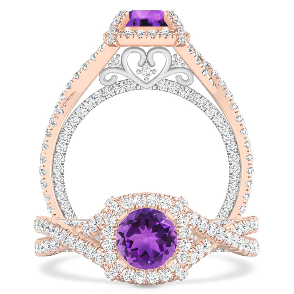 Rose Gold - Amethyst