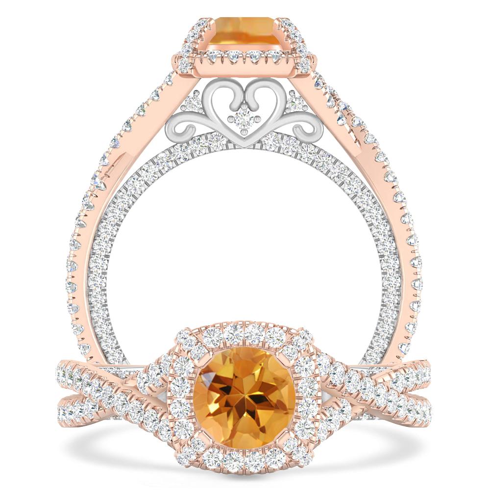 Rose Gold - Citrine