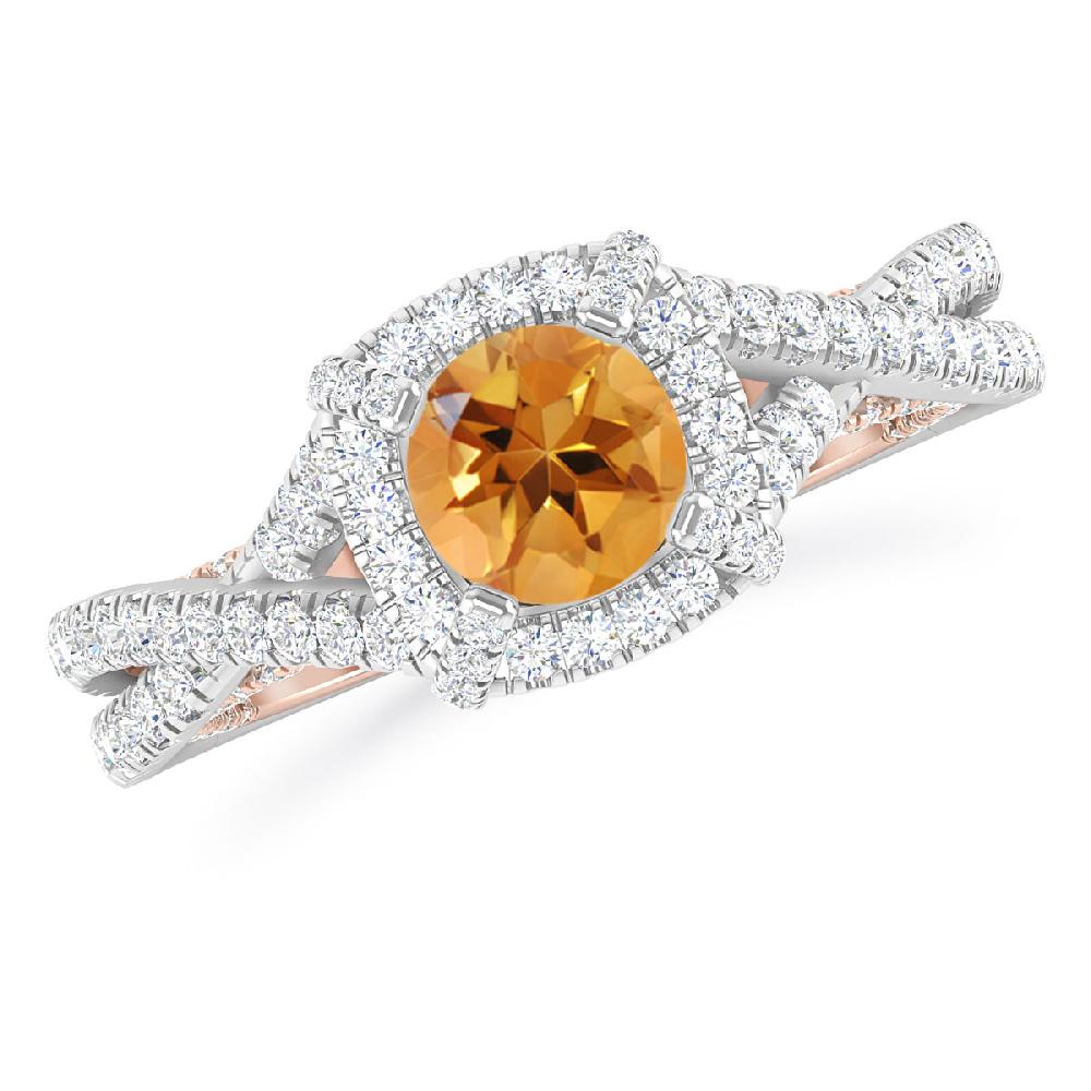White Gold - Citrine