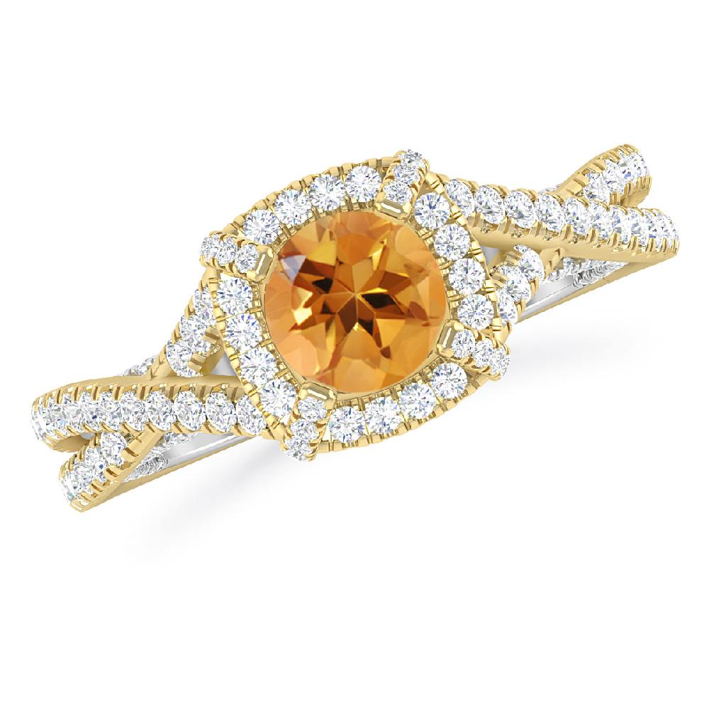 Yellow Gold - Citrine