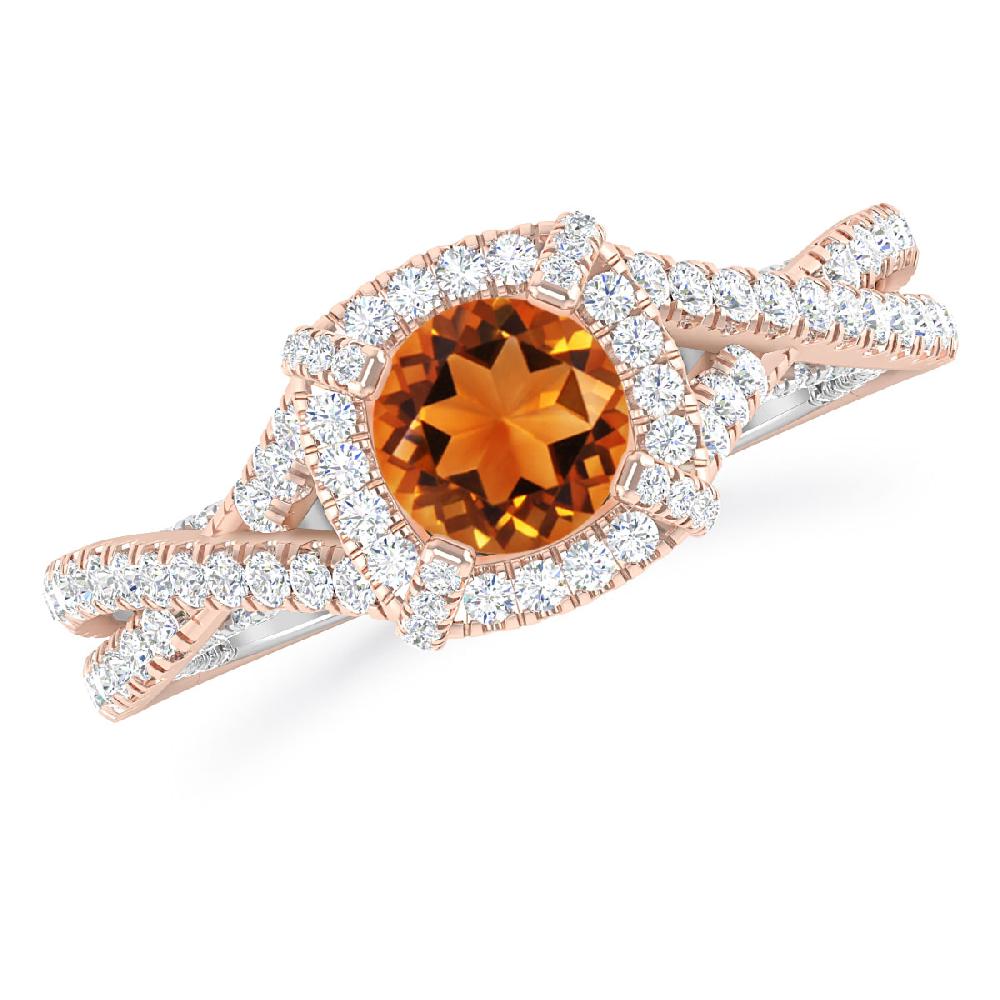 Rose Gold - Citrine