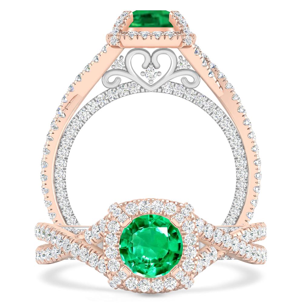 Rose Gold - Emerald