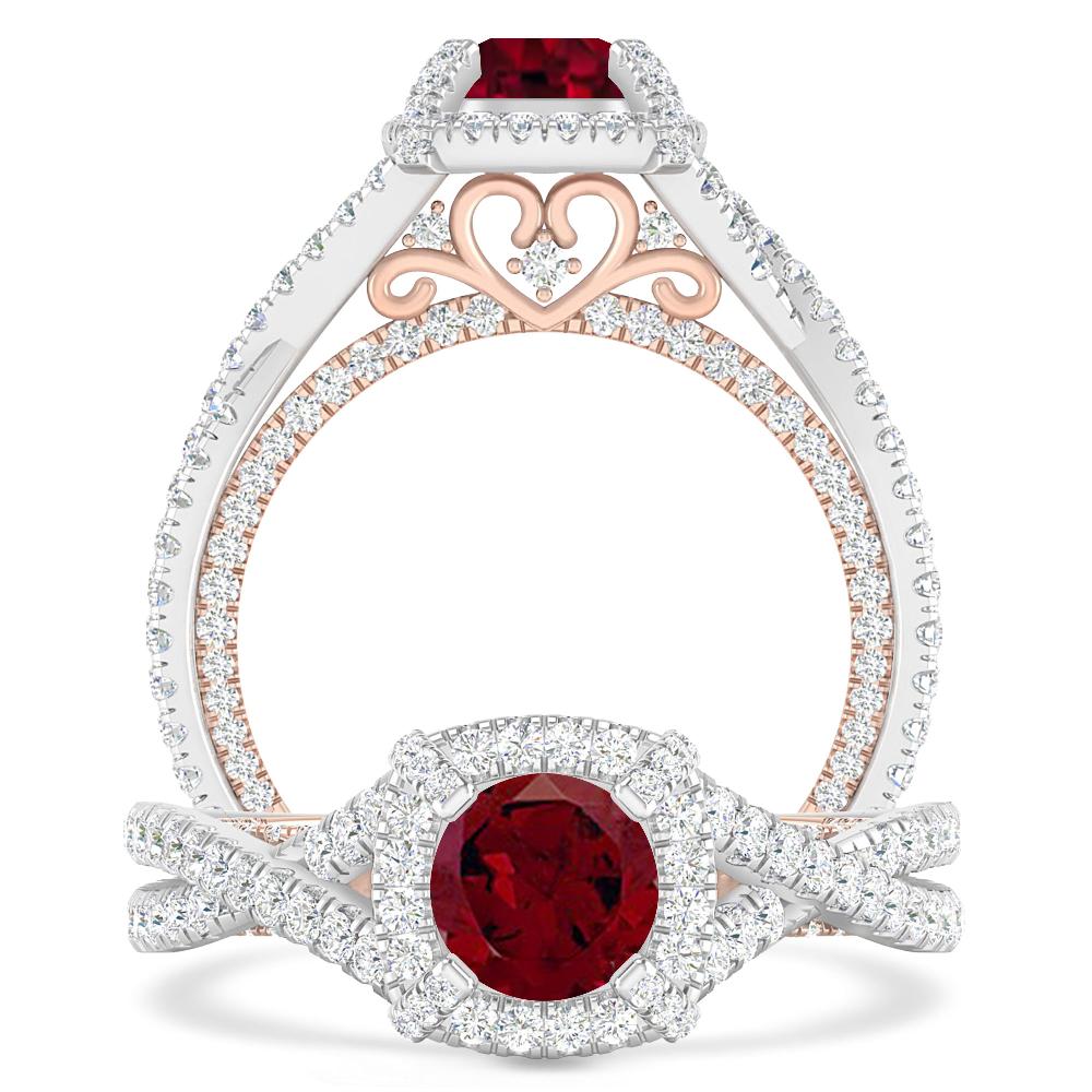 White Gold - Garnet