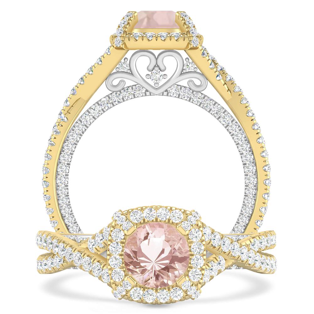 Yellow Gold - Morganite