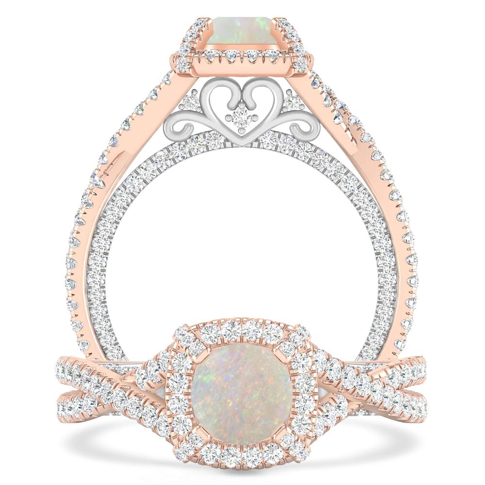 Rose Gold - Opal