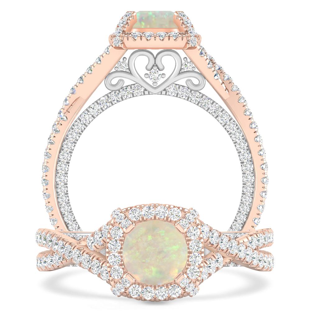 Rose Gold - Opal