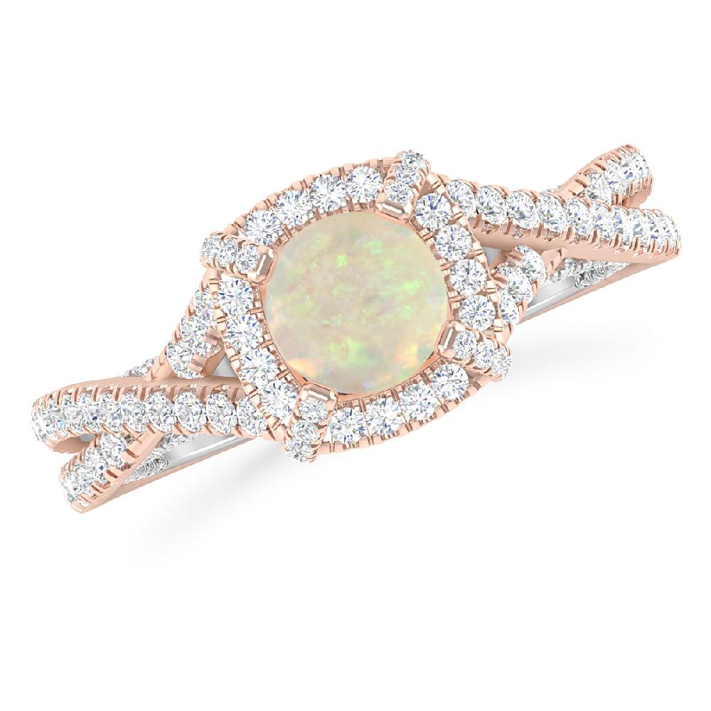 Rose Gold - Opal