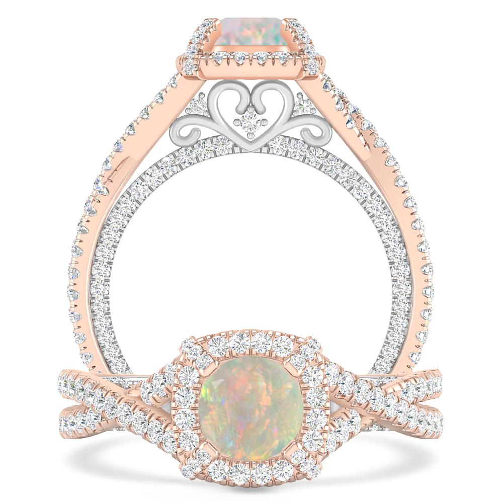 Rose Gold - Opal