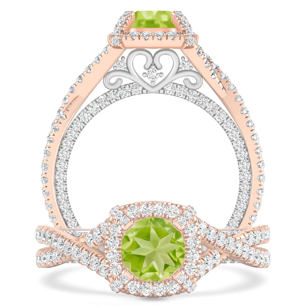 Rose Gold - Peridot