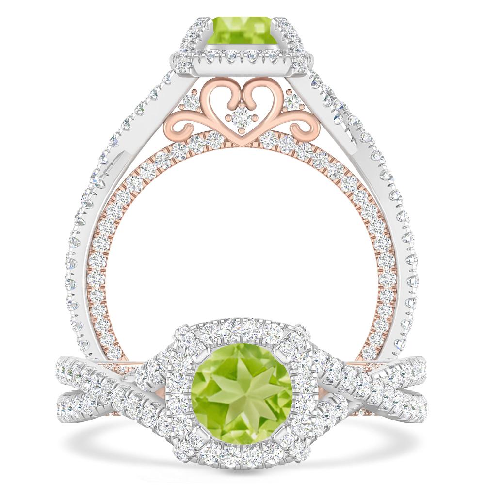 White Gold - Peridot