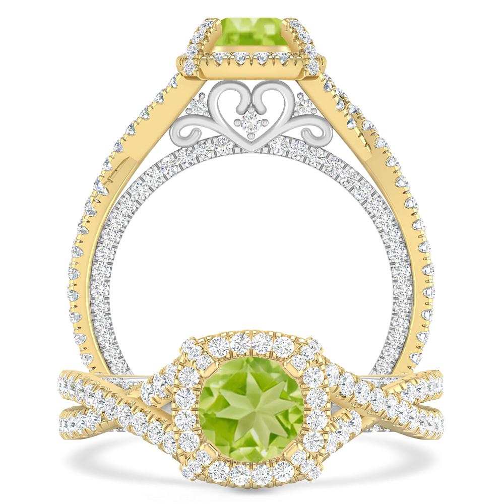 Yellow Gold - Peridot