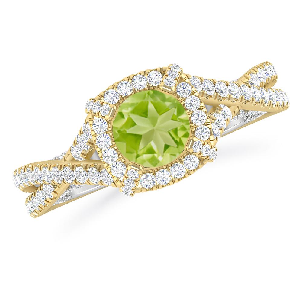 Yellow Gold - Peridot
