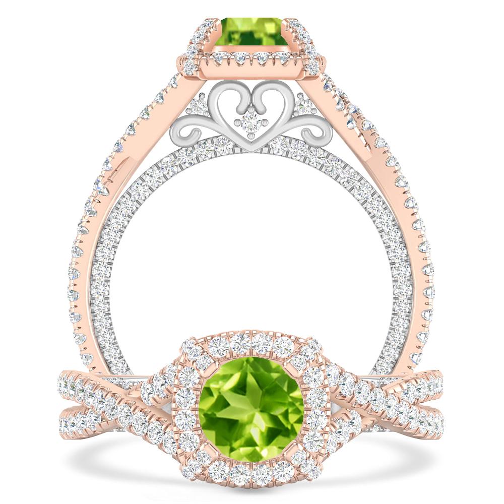Rose Gold - Peridot