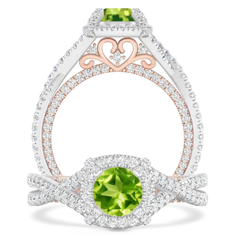 White Gold - Peridot