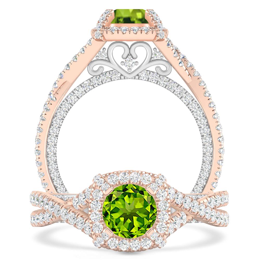 Rose Gold - Peridot