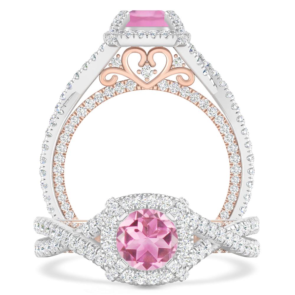 White Gold - Pink Tourmaline