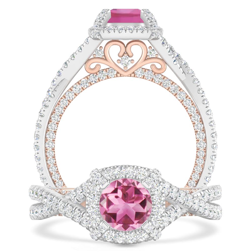 White Gold - Pink Tourmaline