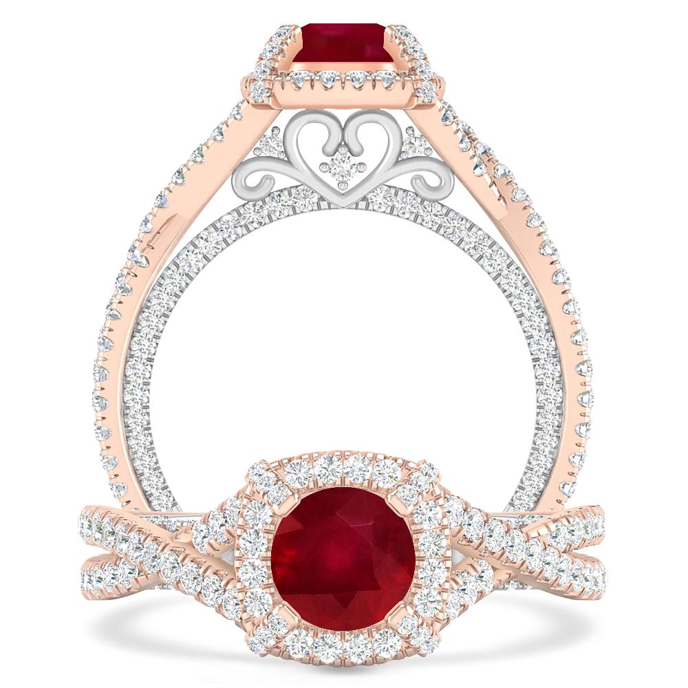 Rose Gold - Ruby