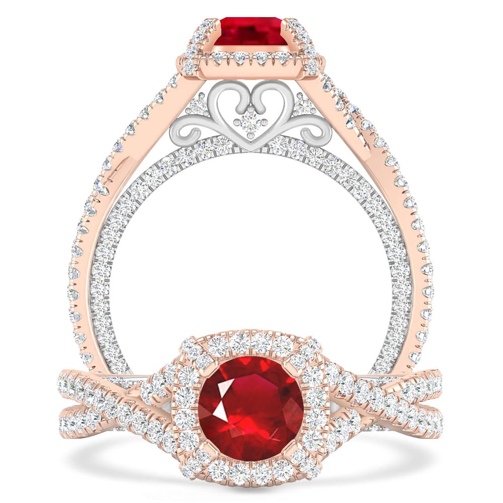 Rose Gold - Ruby