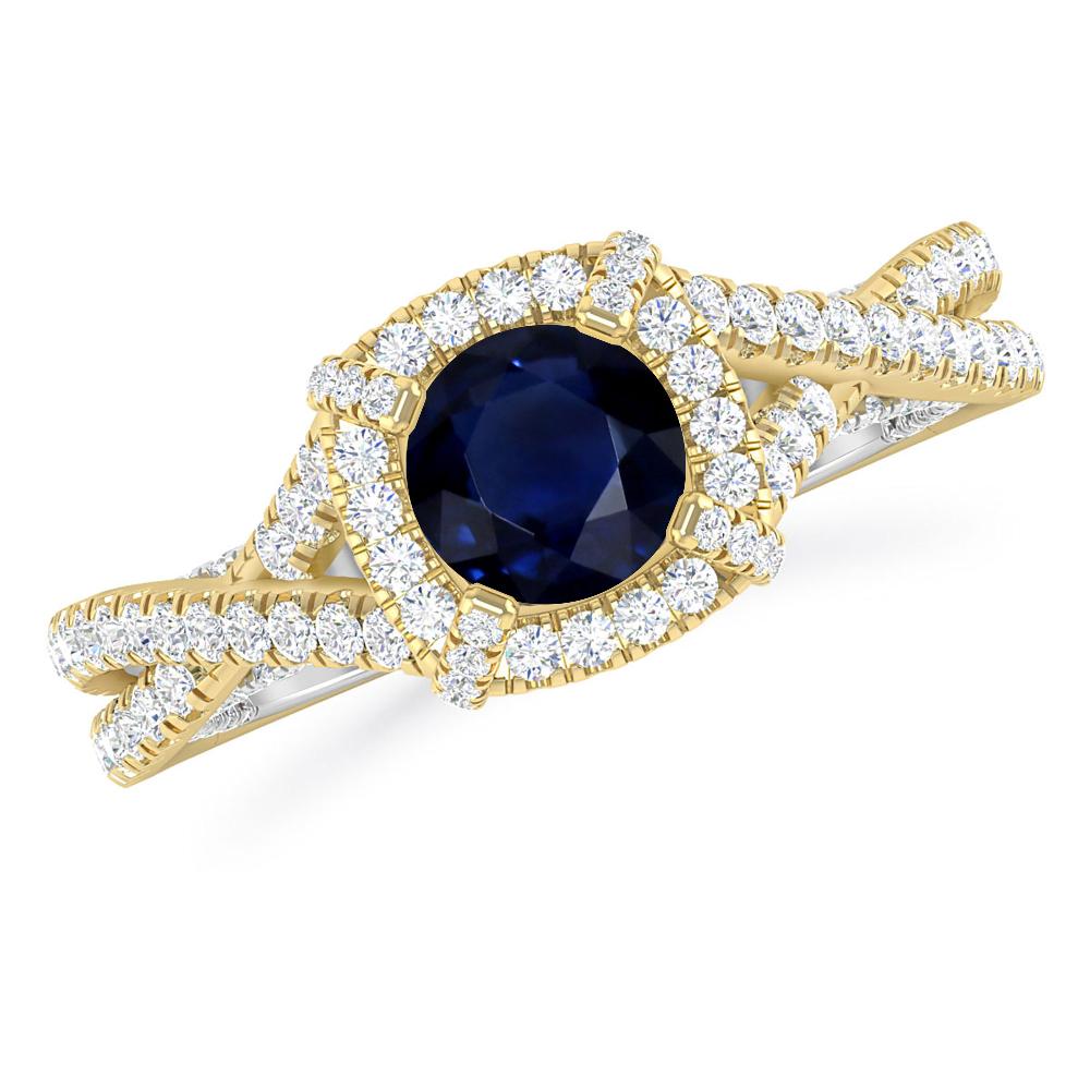 Yellow Gold - Sapphire