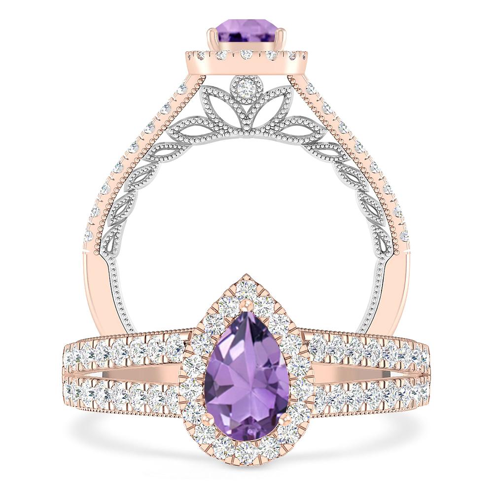 Rose Gold - Amethyst