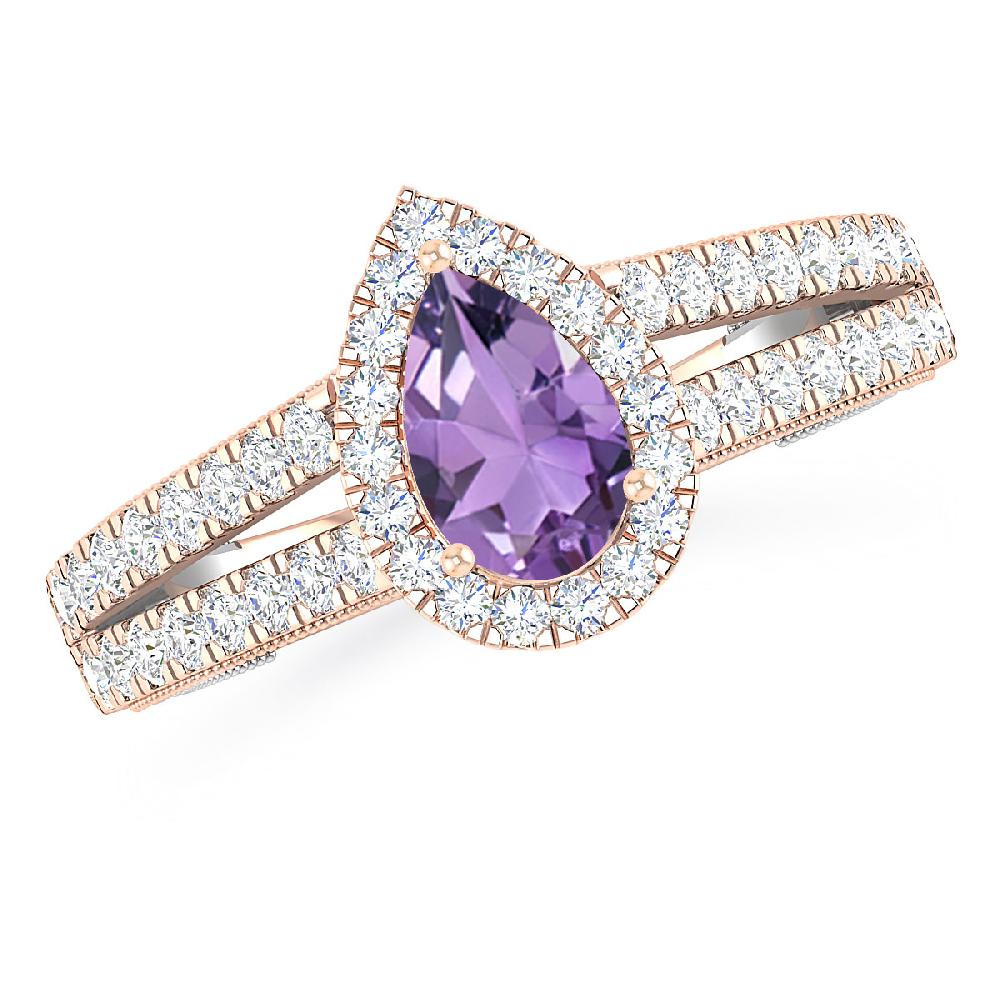 Rose Gold - Amethyst