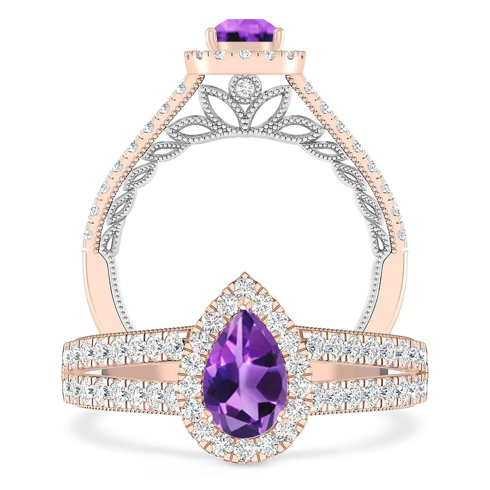 Rose Gold - Amethyst