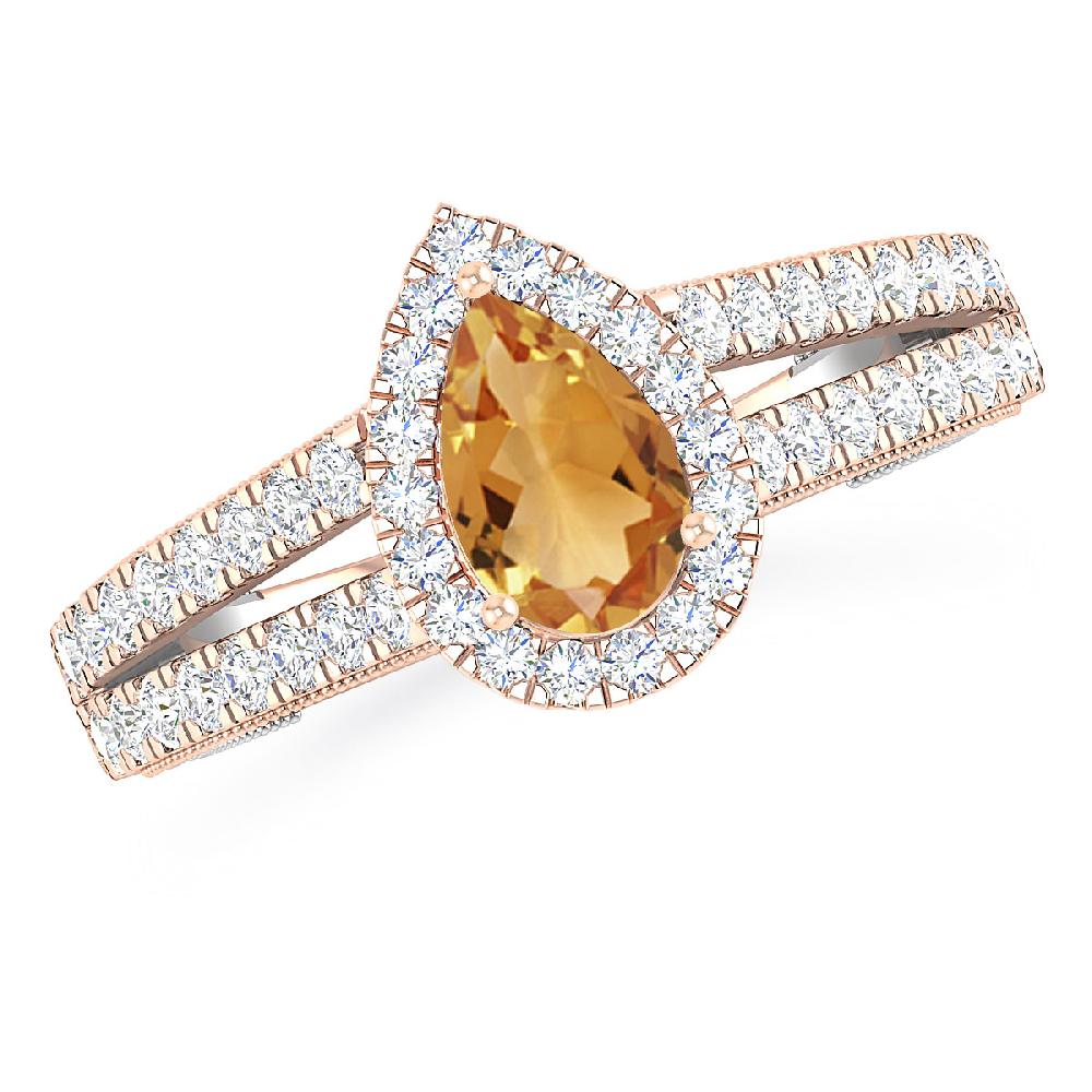 Rose Gold - Citrine