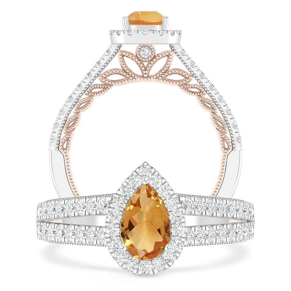 White Gold - Citrine