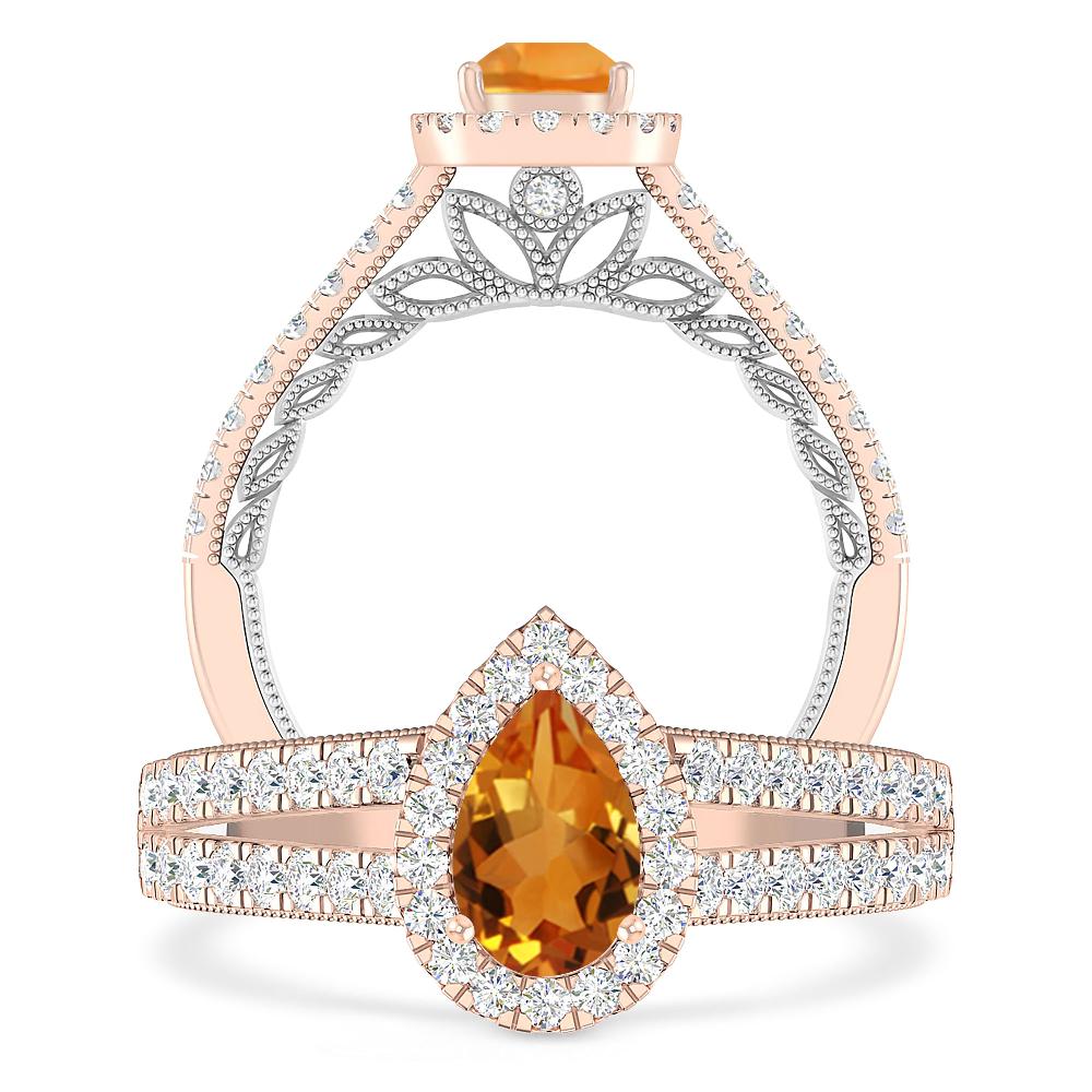 Rose Gold - Citrine