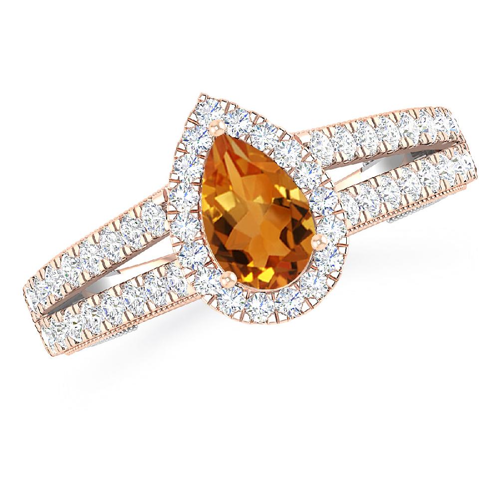 Rose Gold - Citrine